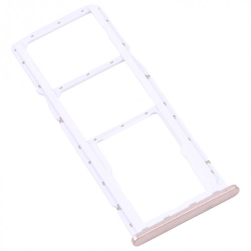 Plateau de carte SIM + plateau de carte SIM + plateau de carte micro SD pour Honor 7C (or) SH918J1334-04