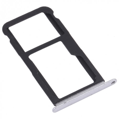Plateau de carte SIM + plateau de carte SIM / Micro SD Card Tray pour Honor Play 6 (Silver) SH921S587-04