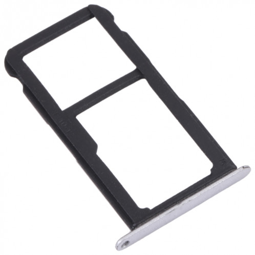 Plateau de carte SIM + plateau de carte SIM / Micro SD Card Tray pour Honor Play 6 (Silver) SH921S587-04