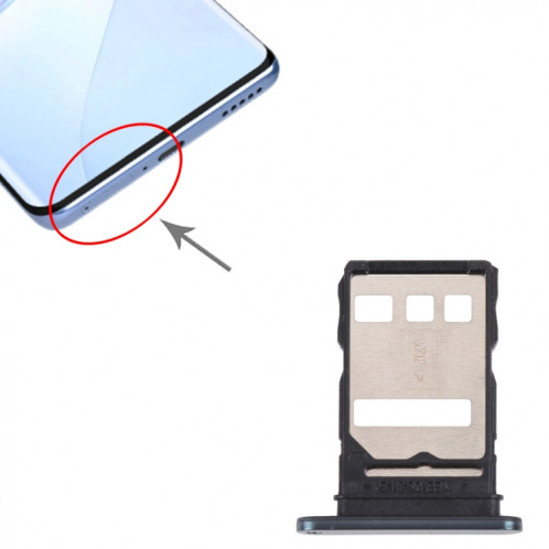 Plateau de carte SIM pour Huawei Nova 9 (noir) SH925B1913-04