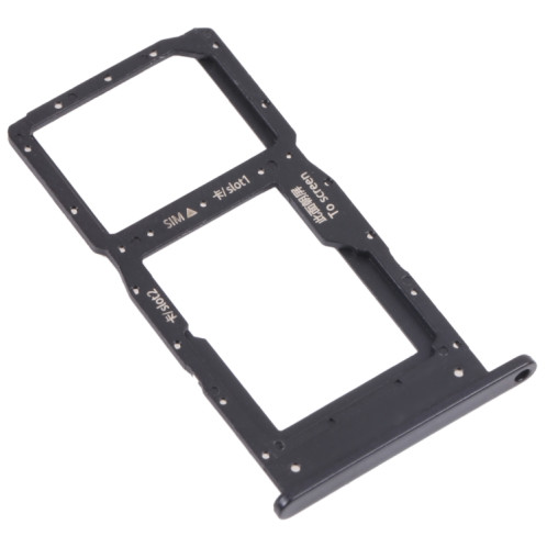 Plateau de carte SIM + plateau de carte SIM / plateau de carte micro sd pour huawei nova y60 (noir) SH926B1038-04
