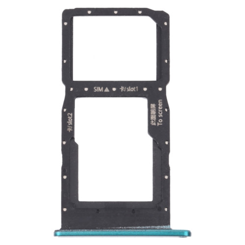 Plateau de carte SIM + plateau de carte SIM / plateau de carte micro sd pour huawei nova y60 (vert) SH926G258-04