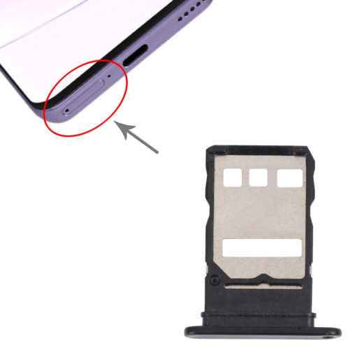 Plateau de carte SIM pour Huawei Nova 8i (noir) SH927B607-04