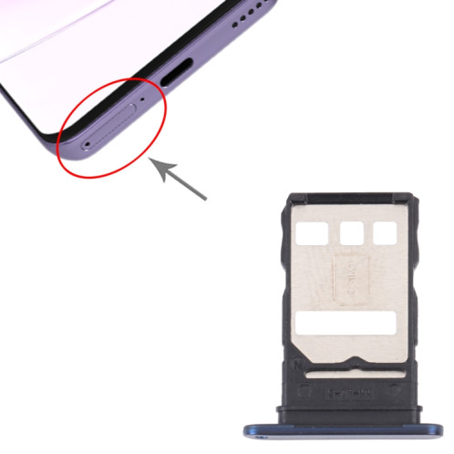 Plateau de carte SIM pour Huawei Nova 8i (bleu) SH927L25-04