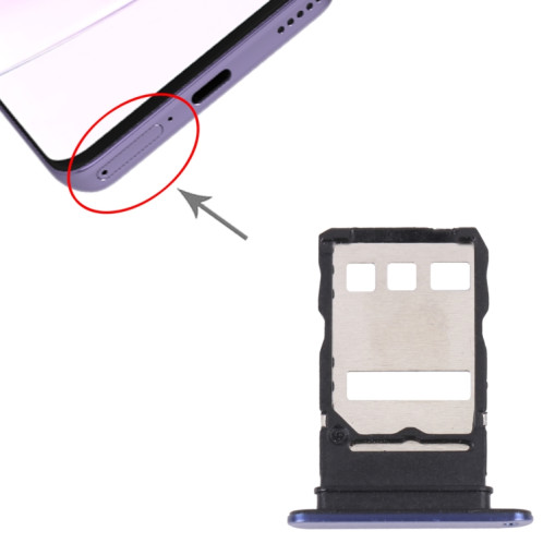 Plateau de carte SIM pour Huawei Nova 8i (violet) SH927P700-04
