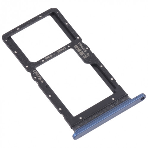 Plateau de carte SIM + plateau de carte SIM / plateau de carte micro sd pour Huawei Maimang 10 SE (bleu) SH928L1052-04