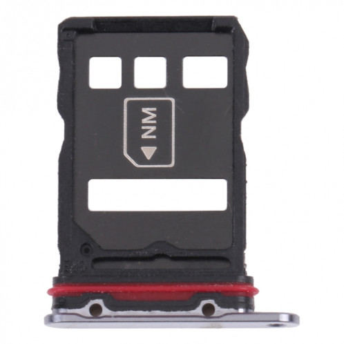Plateau de carte SIM + plateau de carte NM pour Huawei P50 Pro + (noir) SH929B499-04
