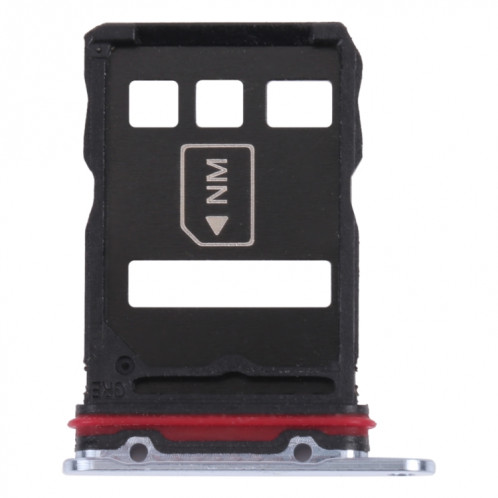 Plateau de carte SIM + plateau de carte NM pour Huawei P50 Pro + (bleu) SH929L159-04