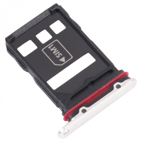 Plateau de carte SIM + plateau de carte NM pour Huawei P50 Pro + (argent) SH929S1639-04