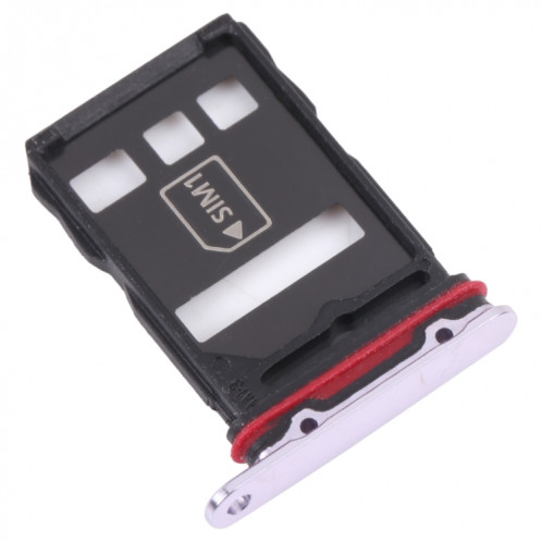 Plateau de carte SIM + plateau de carte NM pour Huawei P50 Pro (rose) SH930F729-04