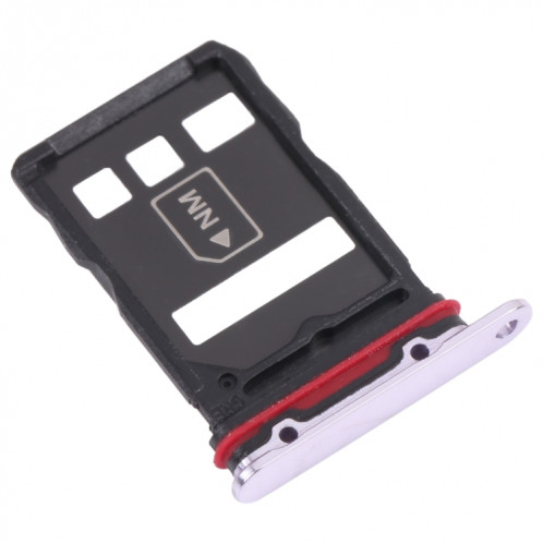 Plateau de carte SIM + plateau de carte NM pour Huawei P50 Pro (rose) SH930F729-04