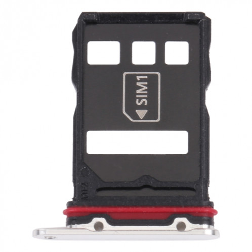 Plateau de carte SIM + plateau de carte NM pour Huawei P50 Pro (blanc) SH930W1979-04