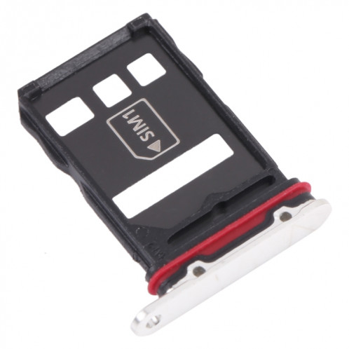Plateau de carte SIM + plateau de carte NM pour Huawei P50 Pro (blanc) SH930W1979-04