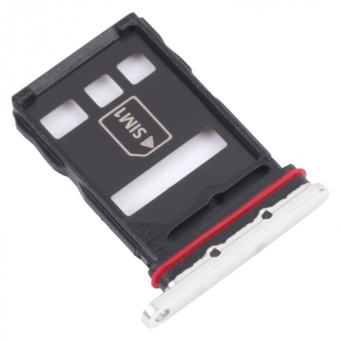 Plateau de carte SIM + plateau de carte NM pour Huawei P50 (argent) SH931S1769-04