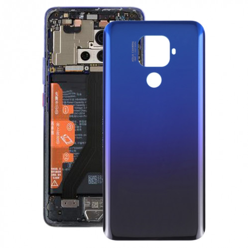 Couverture arrière de la batterie pour Huawei Mate 30 Lite (bleu) SH42LL1874-06