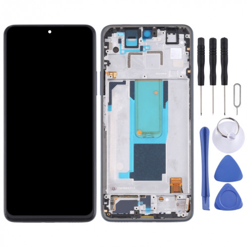 Écran LCD d'origine et numériseur Assemblage complet avec cadre pour Xiaomi Redmi Note 11 Pro Chine / Redmi Note 11 Pro + 5G India / Redmi Note 11 Pro + 5G / 11i / 11i Hypercharge (vert) SH950G897-07