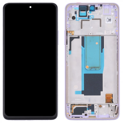 Écran LCD d'origine et numériseur Assemblage complet avec cadre pour Xiaomi Redmi Note 11 Pro Chine / Redmi Note 11 Pro + 5G India / Redmi Note 11 Pro + 5G / 11i / 11i Hypercharge (Purple) SH950P1647-07