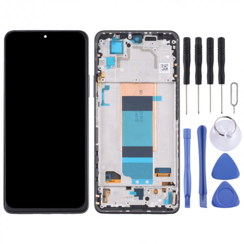 Écran LCD original et numériseur Assemblage complet avec cadre pour Xiaomi Redmi K40S (noir) SH952B1949-07