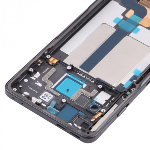 Plaque de lunette de cadre LCD à boîtier avant pour Xiaomi Redmi K50 Gaming (noir) SH953B395-07