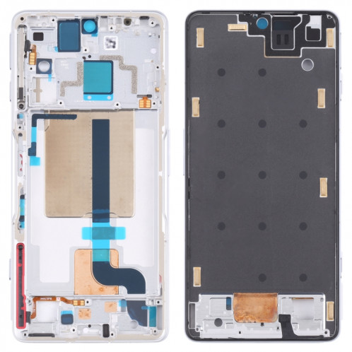 Plaque de lunette de cadre LCD à boîtier avant pour Xiaomi Redmi K50 Gaming (blanc) SH953W1492-07
