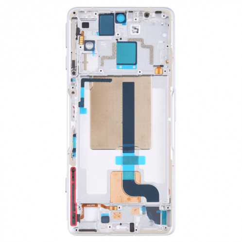 Plaque de lunette de cadre LCD à boîtier avant pour Xiaomi Redmi K50 Gaming (blanc) SH953W1492-07