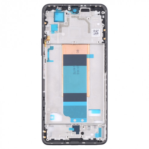 Plaque de lunette de cadre LCD de boîtier avant pour Xiaomi Redmi K40S (noir) SH954B1276-07