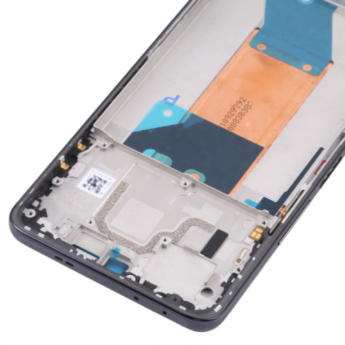 Plaque de lunette de cadre LCD à boîtier avant pour Xiaomi Redmi K50 (noir) SH955B920-07