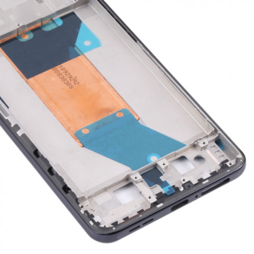 Plaque de lunette de cadre LCD à boîtier avant pour Xiaomi Redmi K50 (noir) SH955B920-07
