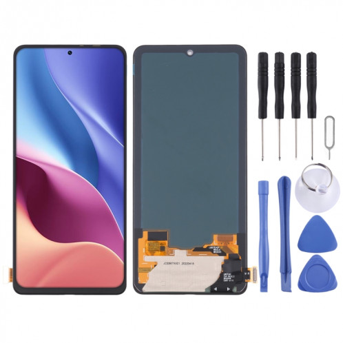Écran LCD et numériseur Oled Material Assemblage complet pour Xiaomi Redmi K40 / Redmi K40 Pro / Redmi K40 Pro + / 11i / 11x / 11x Pro / POCO F3 / Shark noir 4 / Black Shark 4 Pro / Black Shark 4S / Black Shark 4S Pro SH49591550-07