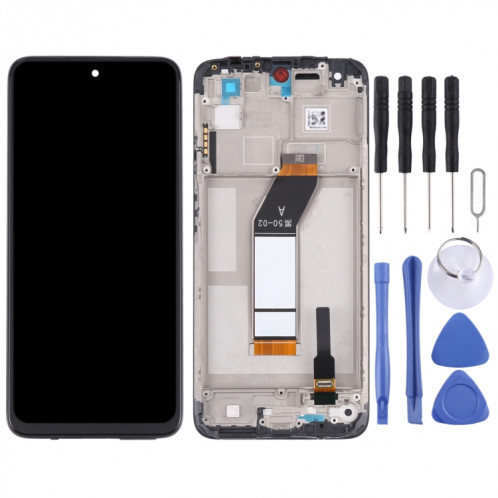 Écran LCD d'origine et numériseur Assemblage complet avec cadre pour Xiaomi Redmi Note 11 4G 21121119SC SH49961567-07
