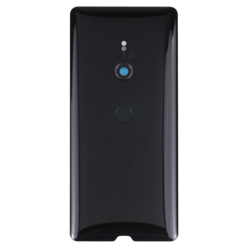Coque arrière de batterie d'origine avec empreintes digitales pour Sony Xperia XZ3 (noir) SH98BL1043-06