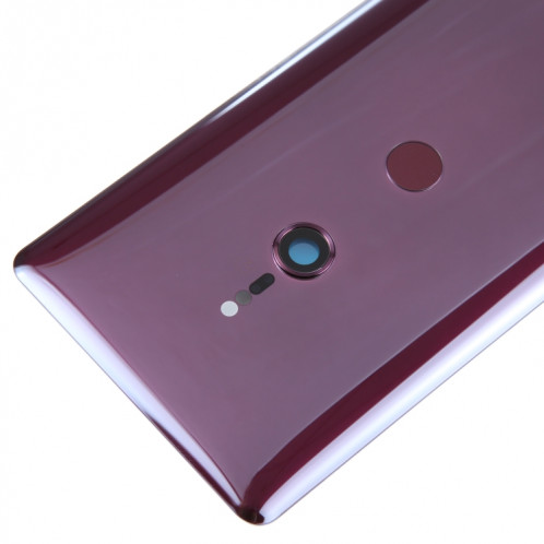 Coque arrière de batterie d'origine avec empreinte digitale pour Sony Xperia XZ3 (Rose Red) SH8RRL1512-06