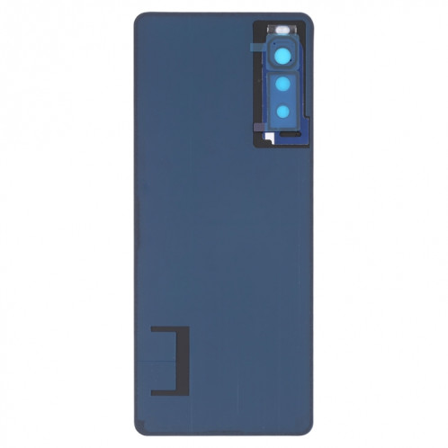 Couvercle arrière de la batterie d'origine avec empreinte digitale pour Sony Xperia 10 II (bleu) SH99LL702-06