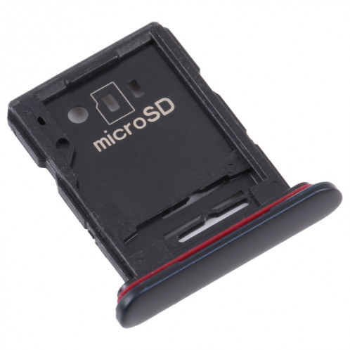 Plateau de carte SIM + plateau de carte micro SD pour Sony Xperia 10 III (noir) SH003B1847-04