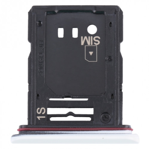 Plateau de carte SIM + plateau de carte micro SD pour Sony Xperia 10 III (blanc) SH003W1881-04