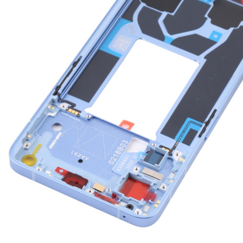 Pour OPPO Reno7 5G China PFJM10 Original Front Housing LCD Frame Bezel Plate (Bleu) SH005L1055-06