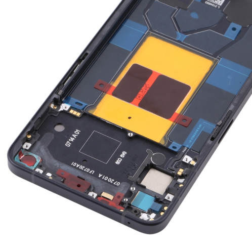 Pour OPPO Reno6 5G PEQM00 CPH2251 Original Front Housing LCD Frame Bezel Plate (Black) SH006B1302-06