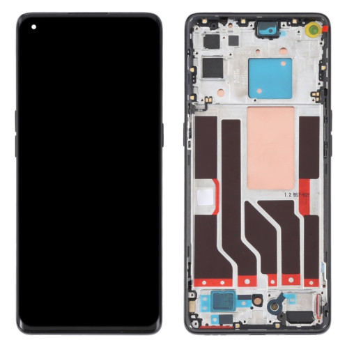Écran LCD d'origine pour OPPO Reno5 Pro 5G Digitizer Full Assembly avec cadre (noir) SH010B13-06