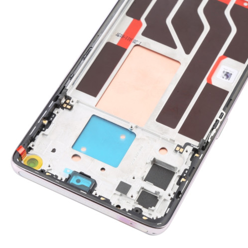 Écran LCD d'origine pour OPPO Reno5 Pro 5G Assemblage complet du numériseur avec cadre (argent) SH010S578-06