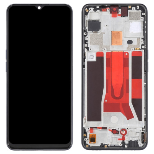 Écran LCD d'origine pour OPPO Reno3 5G/Reno3 Youth/F15/Find X2 Lite/K7 5G Digitizer Assemblage complet avec cadre (Noir) SH011B865-06