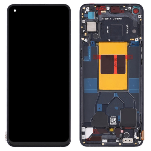 Écran LCD d'origine pour OPPO Reno6 5G PEQM00 CPH2251 Assemblage complet du numériseur avec cadre (noir) SH012B1052-06