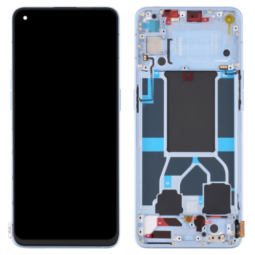 Écran LCD d'origine pour OPPO Reno6 5G PEQM00 CPH2251 Assemblage complet du numériseur avec cadre (Bleu) SH012L102-06