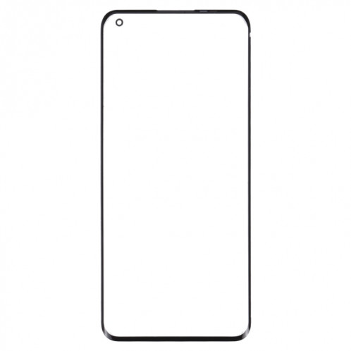 Pour OnePlus 10 Pro Lentille extérieure en verre avec adhésif optiquement transparent OCA (noir) SH028B1533-07
