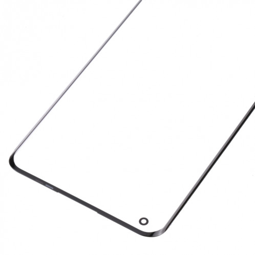 Pour OnePlus 10 Pro Lentille extérieure en verre avec adhésif optiquement transparent OCA (noir) SH028B1533-07