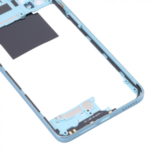 Plaque de cadre intermédiaire pour Xiaomi Poco X4 Pro 5G/Redmi Note 11E Pro (Bleu) SH043L322-06