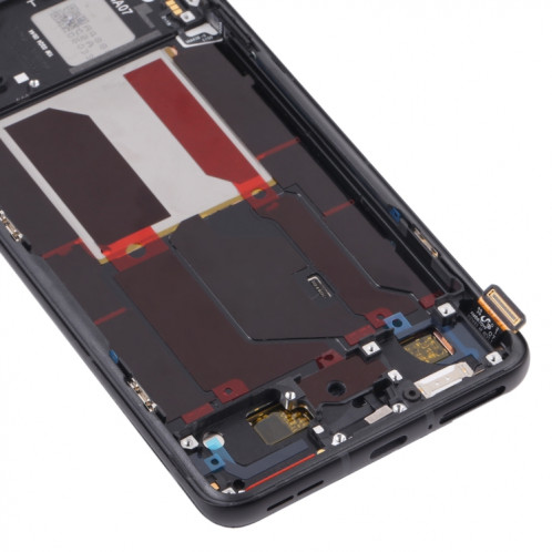 Pour OnePlus 10 Pro NE2210 Numériseur Assemblage complet avec cadre Écran LCD d'origine (Noir) SH077B709-05