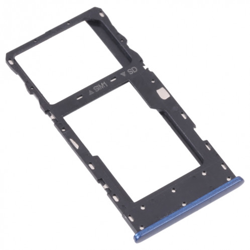 Plateau de carte SIM + plateau de carte micro SD pour TCL Plex T780H (bleu) SH185L550-04