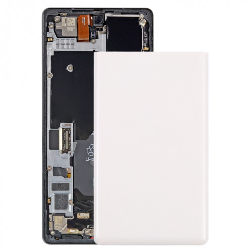 Couverture arrière de la batterie pour Google Pixel 6 Pro (blanc beige) SH3EWL1310-06