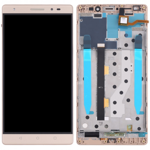 Écran LCD OEM pour Lenovo Phab2 Plus PB2-670N PB2-670M PB2-670Y Assemblage complet du numériseur avec cadre (Or) SH240J119-05