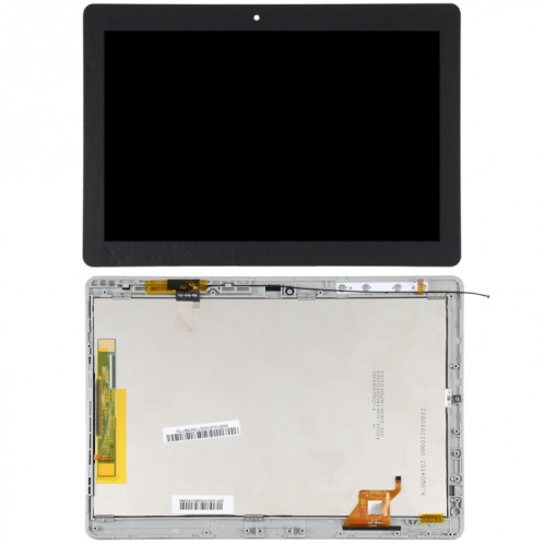 Écran LCD OEM pour Lenovo Ideapad Miix 300-10IBY Assemblage complet du numériseur avec cadre (Noir) SH260B487-05